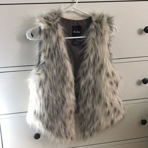 Faux fur vest